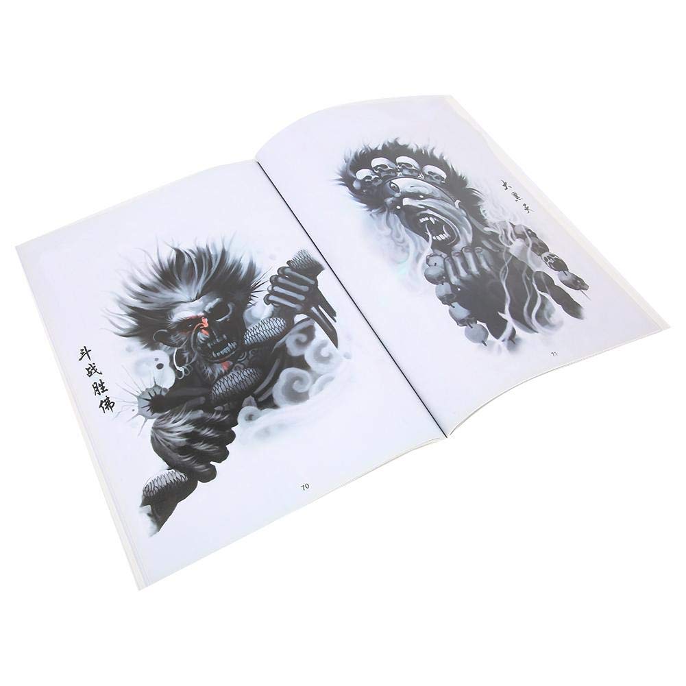 Tattoo Colour Designs Exquisite Pattern Colour Tattoo Book,Great Book of Tattoo Designs Pattern for Adults, Tattoo Template Book Accessory for Tattooists