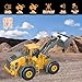 Wdexual Remote Control Bulldozer 11 Channel Rc Bulldozer Construction Toys - W/Sound and Light, Two Rechargeable Batteries, Kids Bulldozers Toy Christmas & Birthday Gifts