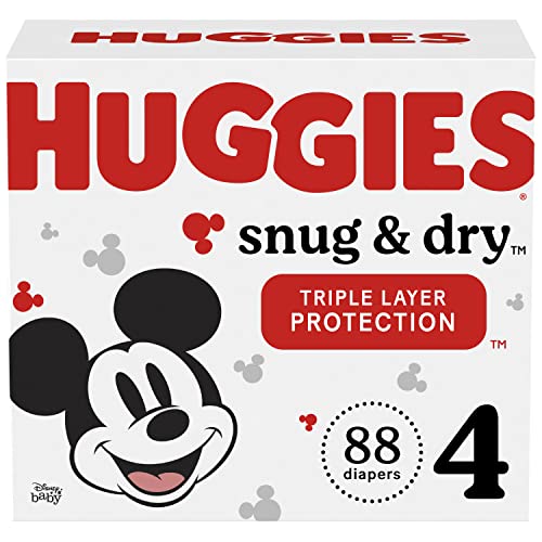 Image of Huggies Snug & Dry Diapers, Size 4