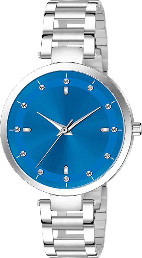 ON TIME OCTUS Analogue Girls and Womens Watch OT-702 (Blue Dial Silver Strap) (B08W3FB8BL) Amazon Price History, Amazon Price Tracker