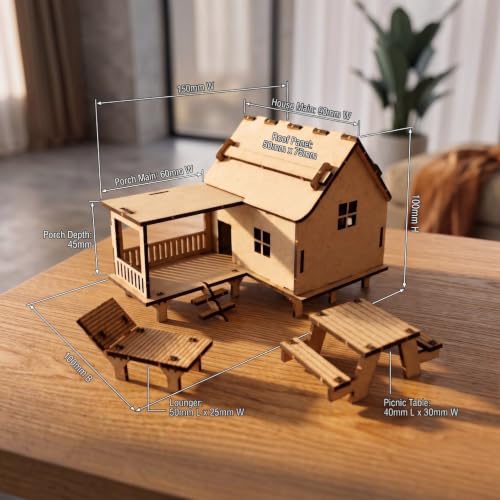 Image of BAGJI TOYS Beach House DIY Wooden Painting Kit