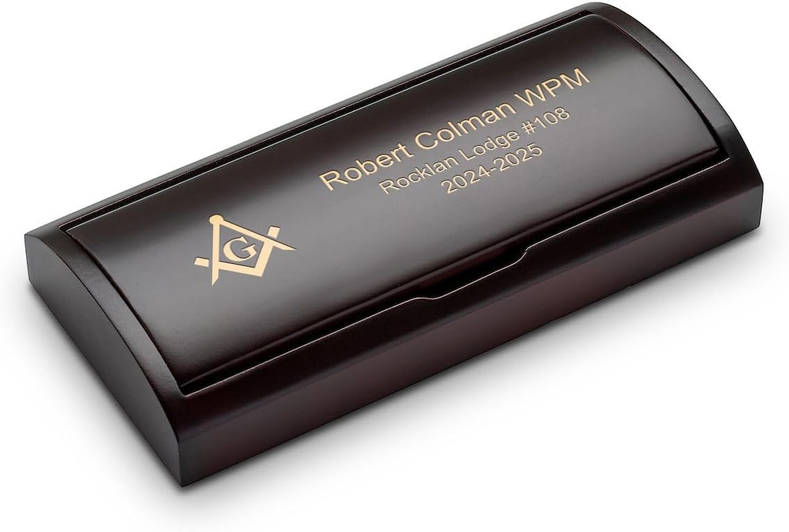 Executive Gift Shoppe | Masonic Theme Personalized Ballpoint Pen & Pencil Set