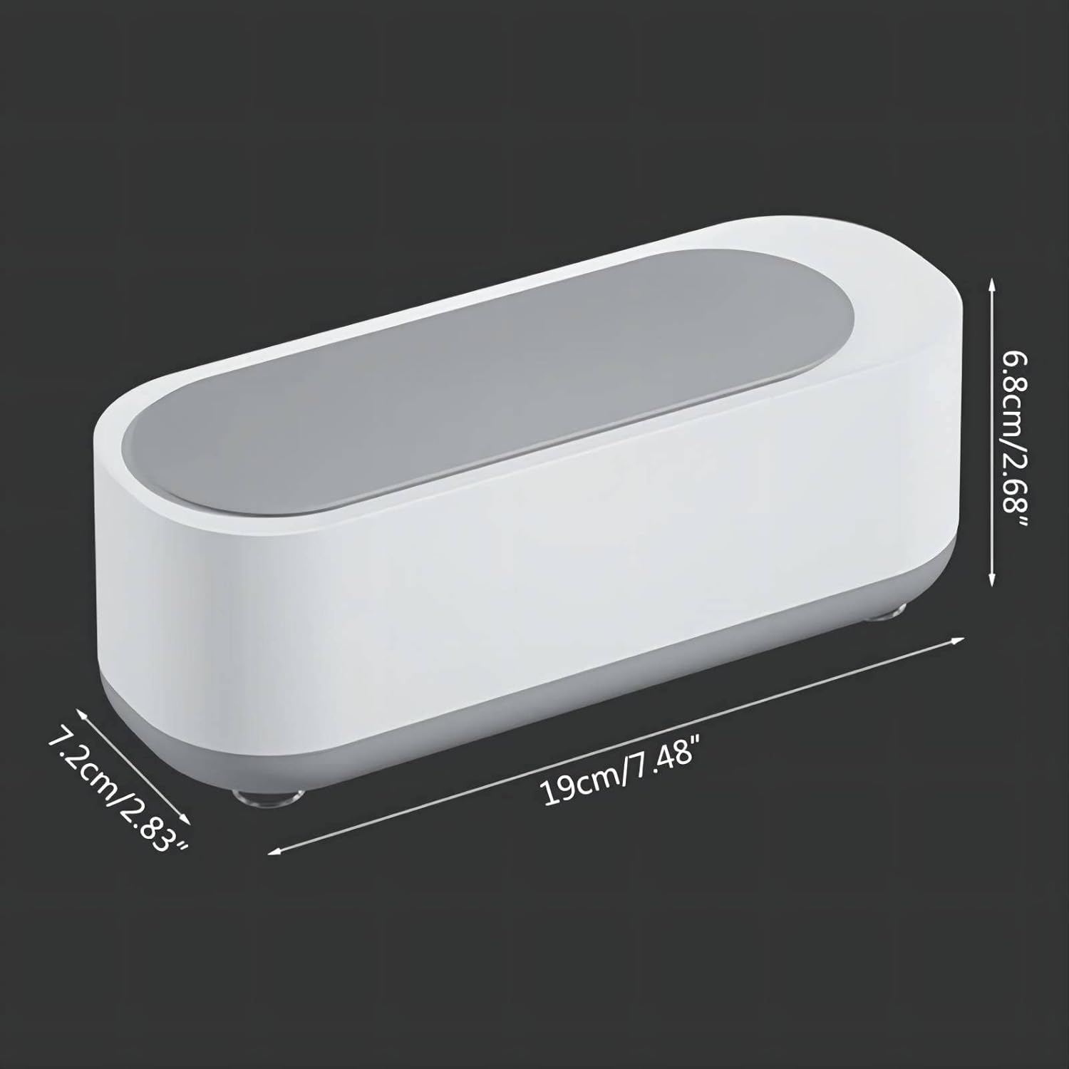 Jewelry Cleaner-250 ML Portable Professional Clean Pod for Cleaning Jewelry Glasses Watches Shaver Head