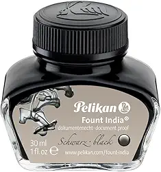 Pelikan Tinta Nanquim, Fount India, Preto, 30ml