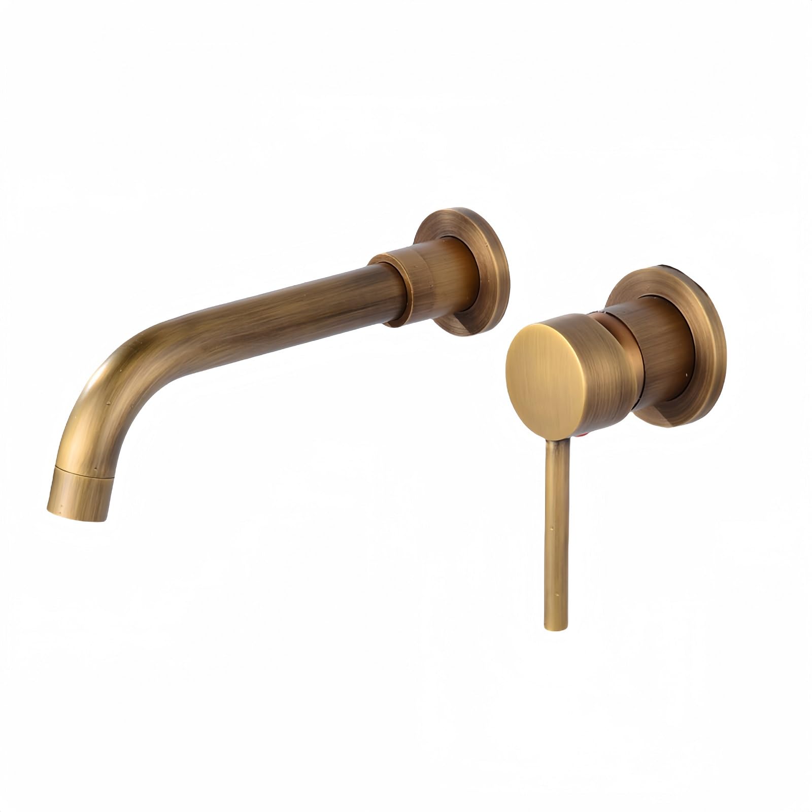 ZYCHSJXA All-Copper Concealed Hot and Cold -Control Water Washbasin 360° Rotating Faucet (Antique)