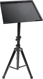Gemini Sound PST-01 Universal DJ Equipment Accessories Laptop Computer Projector Screen Mount Desk Tripod Stand Tray Perfect for Live, Studio, Home Book Stand or Keyboard Use
