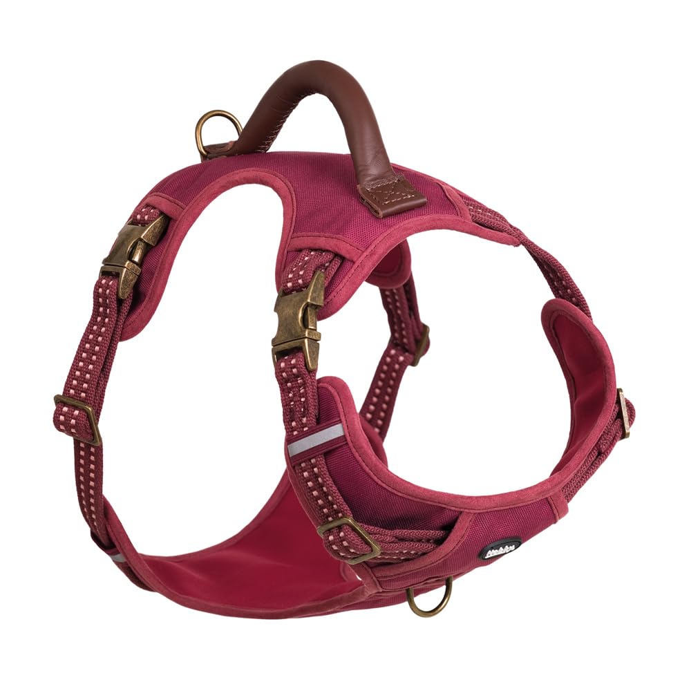 Nobby 52055-01 - Arnés Sporty Rojo M: Cuello: 35-55 cm, Pecho: 52-75 cm, Ancho: 20 mm