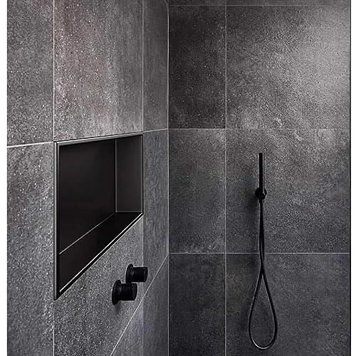 Niche de Douche Acier Inoxydable de Qualité Supérieure Finition Gris Élégant - 6