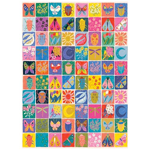 RoseArt - Soft Touch - Summer Quilt 1000 Piece Jigsaw Puzzle for Adults, Colorful Modern Design Finished Size 26.625 x 19.25 Made in USA - image 2