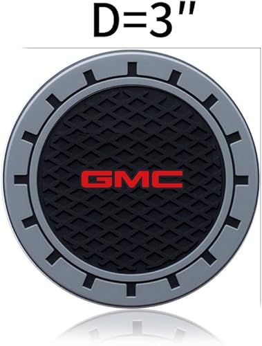 Miniatura 4 de Portavasos para automóvil, 2 unidades, de silicona, antideslizantes, para GMC Sierra Denali, Canyon, Terreno, Yukon Jimmy Acadia Series, accesorios