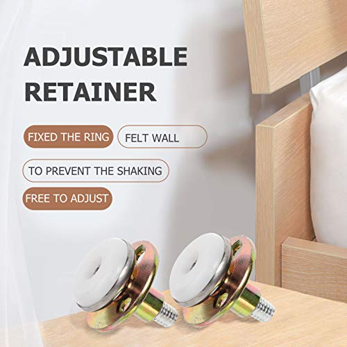 Bienka 4Pcs Headboard Tools Chair Sofa Leg Anti-Shake Claw Pad Clo Feet Heavy Metal Table Raiser Cabinets Levelers Self Furniture Adjust Legs Anti Protector Frame Duty Glides Pads Felt (Color : Assor #TOP7