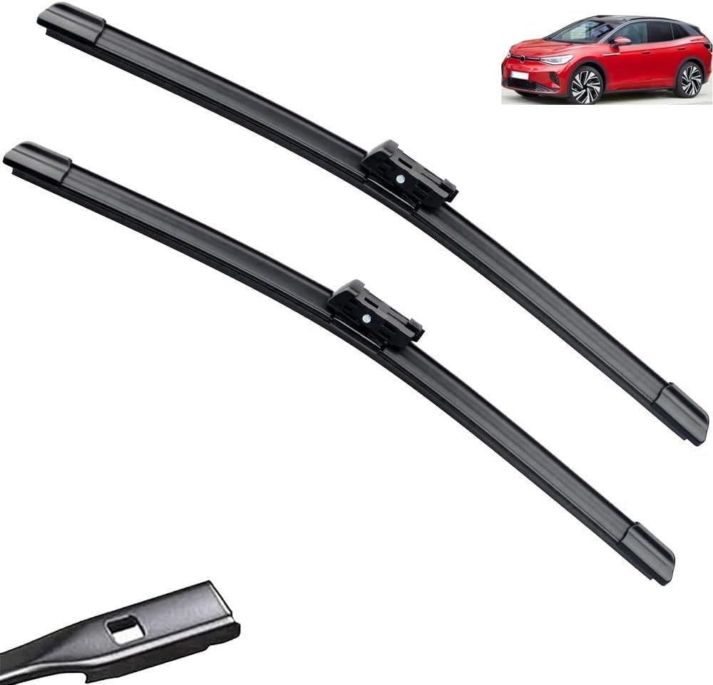 MadongJ Windshield Windscreen Wiper Blades for VW ID.4 ID4 2020-2022, Replacement Blades All-Weather Performance Streak-Free Windshield Wipers