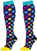 Compression Socks (Urban Dots XL/ 20-30mmHg) Men & Women Fun Running Casual Socks