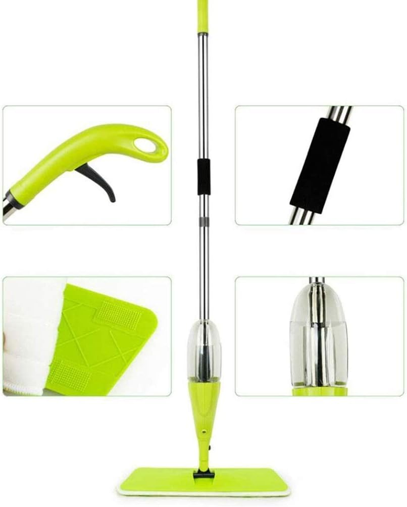 Spray Mop for Floor Cleaning Flat Mop for Home Kitchen Hardwood Laminate Wood Ceramic Tiles Floor Cleaning