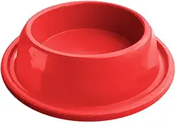 Furacão Pet Comedouro Plástico Gato Anti Fomriga 200Ml Vermelho Para Gatos