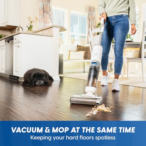 Image of Vacmaster Cordless Wet Dry Vacuum & Mop, Self-Cleaning Hard Floor Cleaner | Dual Tank, 47-Min Runtime, Edge Cleaning for Wood, Tile & Laminate Floors - HA2202