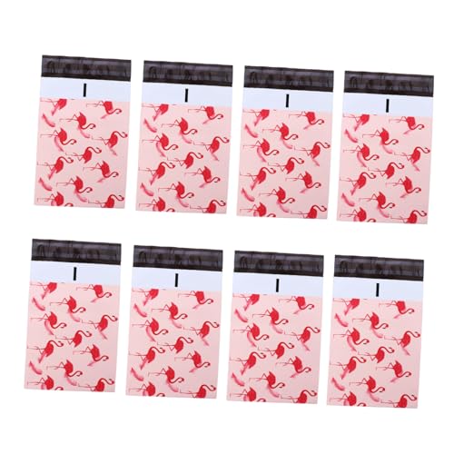 FRCOLOR 50 Stück Selbstklebende Versandtaschen Flamingo Motiv 16x27cm Gepolsterte Transportumschläge Für Versand Zuhause Büro Schule