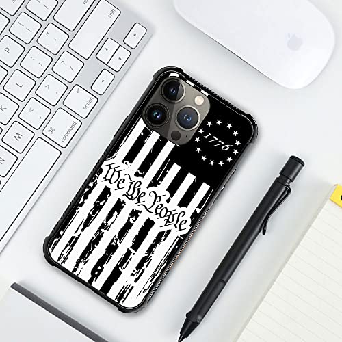 Yixinbb Compatible With Iphone 14 Pro Max,H 1776 We The People Usa Flag Pattern Design Scratch And Shock Resistant Rugged Tpu Protective Case For Iphone 14 Pro Max 6.7 Inch #TOP4
