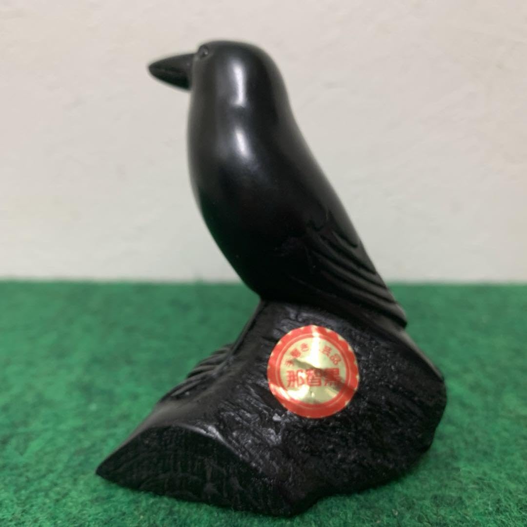 ヤタガラス様 Amazon.co.jp: 八咫烏ヤタガラス ヤ那智黒石 手磨き工芸品 名産