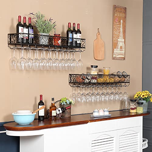 Étagère à vin avec support en verre pour libérer vos plans de travail