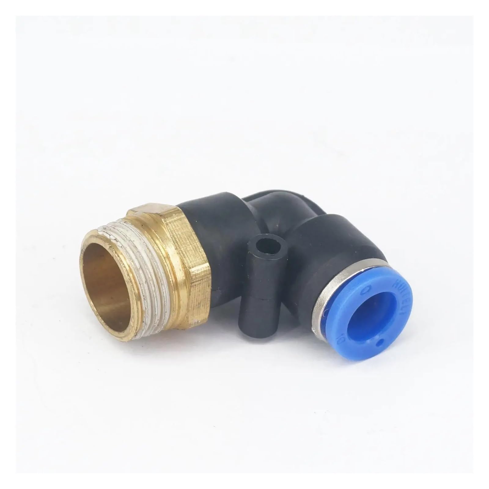 Rvblrdse Men's One Color 5Pc 3/8" To Fit Tube O/D 10Mm Pneumatic Elbow Push In Connector Union Quick Release Air Fitting Plumbing