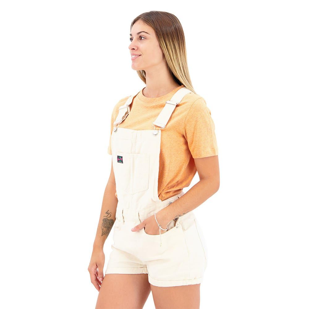 Superdry Bokser Kobiety Vintage Płótno Krótkie Dungaree