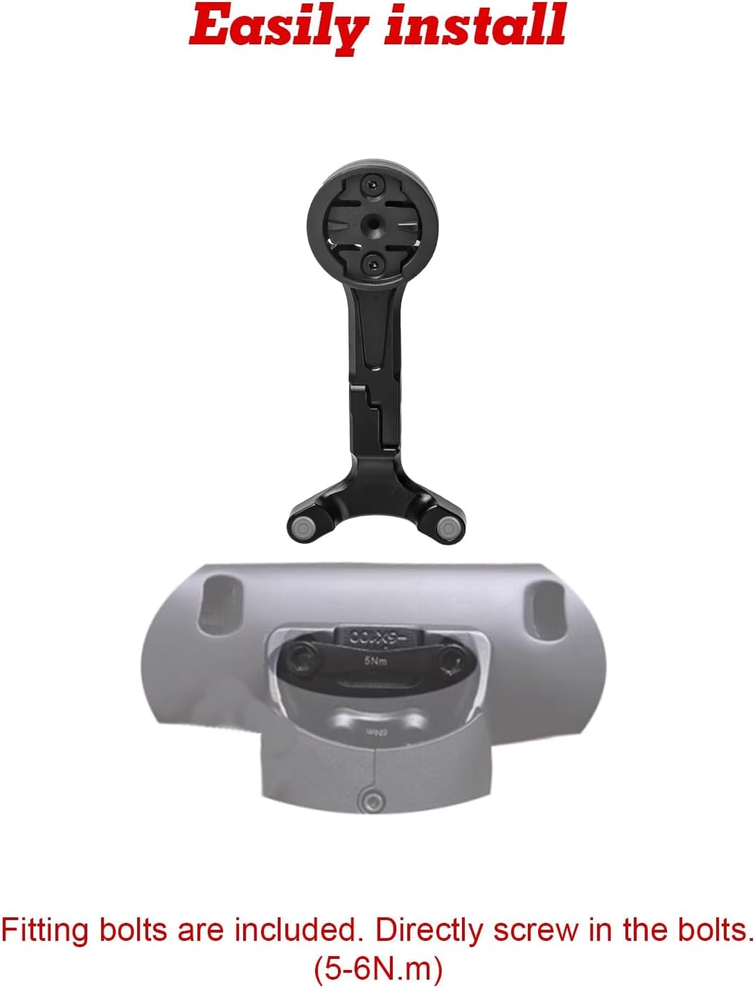 Xotic Tech Computer Mount Holder Compatible with Cannondale SystemSix Knot, Compatible with Garmin Edge 1030/1040 or Wahoo