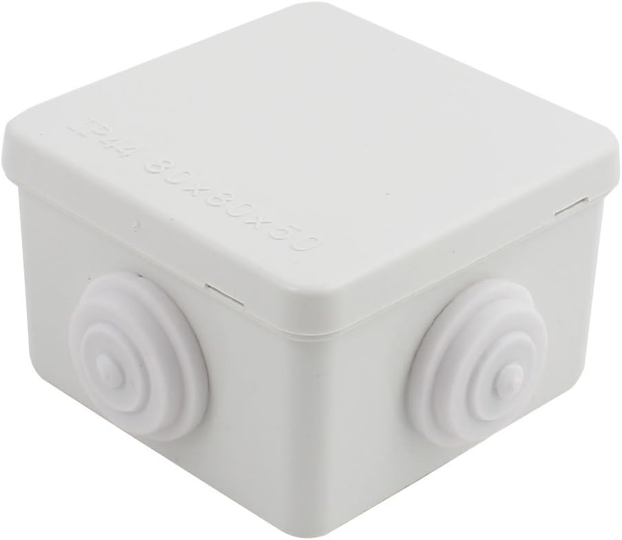 Aexit 80mmx80mmx50mm Waterproof Electrical Boxes, Conduit & Fittings Junction Box Universal Electric Electrical Boxes Project Enclosure