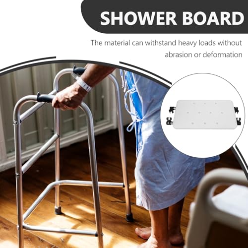 Siège de bain de déambulateur réversible pour une douche sécurisée