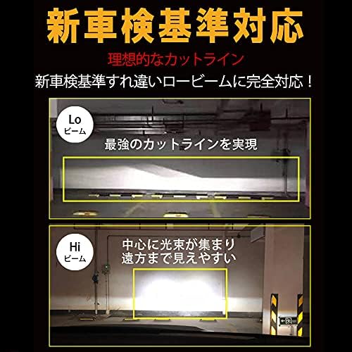 Amazon Limey ライミー H4 Led ヘッドライト Hi Lo カットライン ホワイト 白 6500k 爆光 車検対応 光軸調整 オリジナルvlチップ搭載 高輝度 50w 25w 2 16000lm 8000lm 2 Ac Dc12v バイク 車 Hv車 Ev車対応 静音ファン ノイズキャンセラー 日本語取説 2個入 V8h4