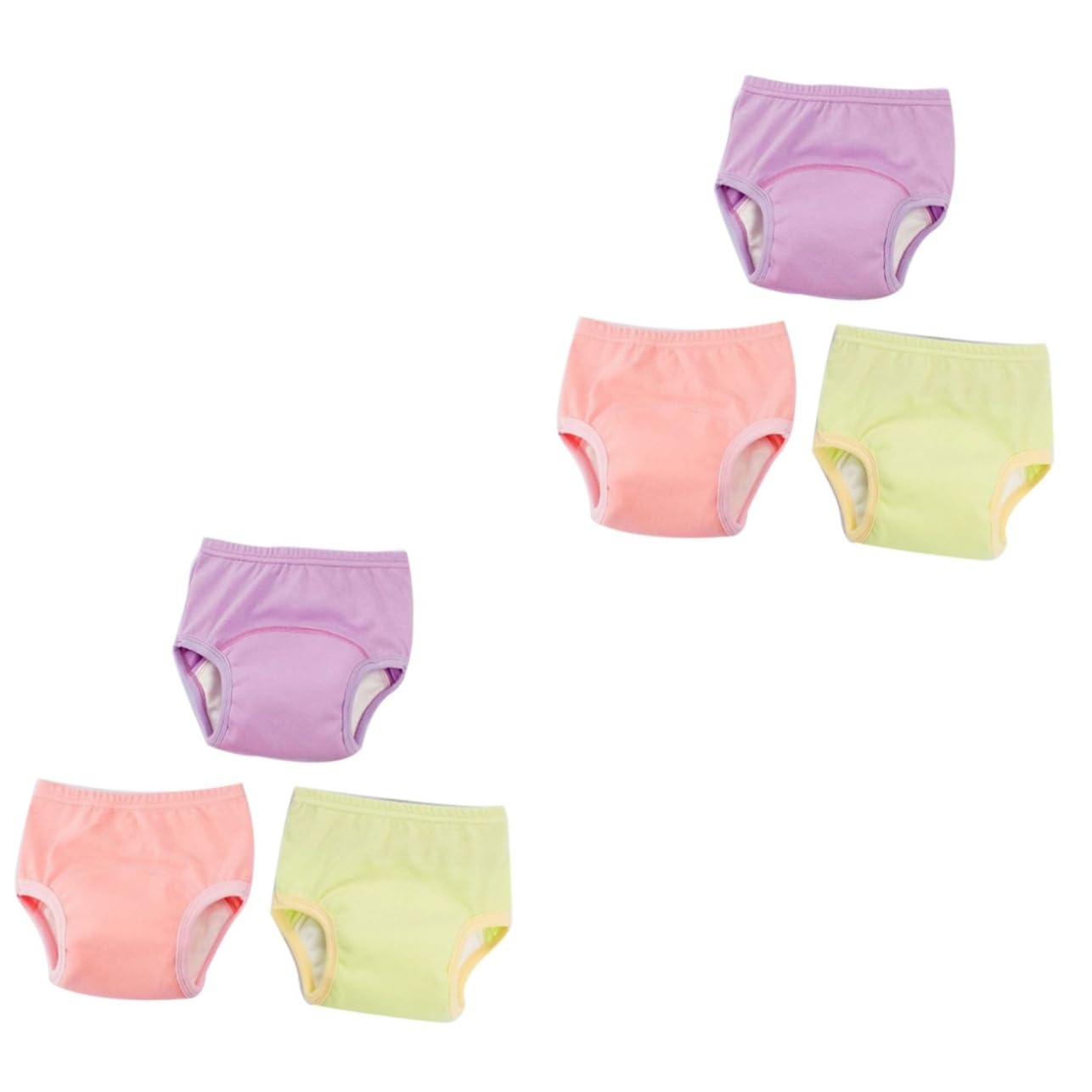 ibasenice 6 Pcs Coton Pantalon D'Entraînement À La Propreté Bande Dessinée Pantalon À Couches Bébé Garçons D'Entraînement Garçons sous-Vêtements Garçons Coton sous-Vêtements