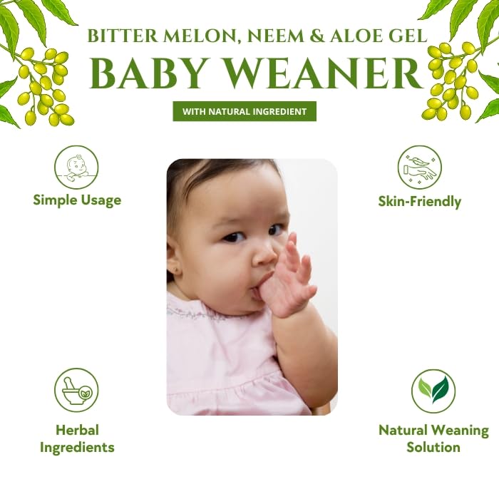 Image of NATUUR Baby Weaner with Bitter Melon and Neem, Herbal Solution For Thumb-Sucking, Breastfeeding Weaning