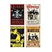 YOMIA Band Sign Retro Poster Bands Poster Vintage Tin Signs Retro Wall Plaques Plate Posters Cafe Decor for Hotel Home Club Bar Antique Metal Painting,Set of 4
