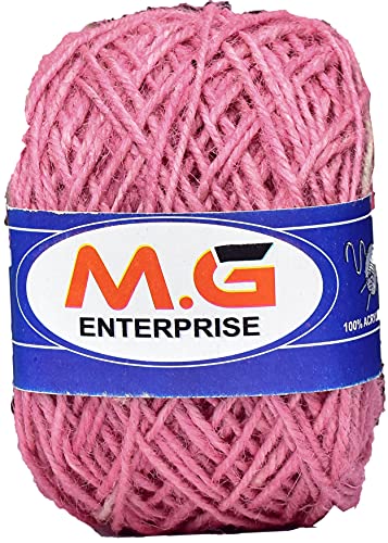Image of M.G ENTERPRISE 3 Ply /Twisted Macrame Jute Cord /Dori Thread (200 Meters, 3mm) for Macrame DIY, Craft Work,Plant Hanger Ropes etc-C