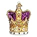 Old World Christmas King's Crown Glass Blown Ornament for Christmas Tree, Handcrafted Holiday Decoration, Royalty Collection