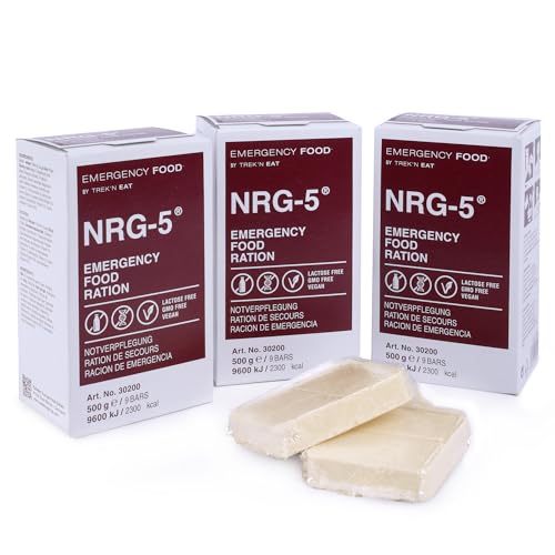 Notration 3er Set (3×500g) – 2300 kcal/Packung - Notfallnahrung & Prepper Ausrüstung - Vegan - 20 Jahre haltbar - Hochkalorische Nahrung für Notfallrucksack, Trekking, Camping, Outdoor & mehr Notration 3er Set (3×500g) – 2300 kcal/Packung - Notfallnahrung & Prepper Ausrüstung - Vegan - 20 Jahre haltbar - Hochkalorische Nahrung für Notfallrucksack, Trekking, Camping, Outdoor & mehr