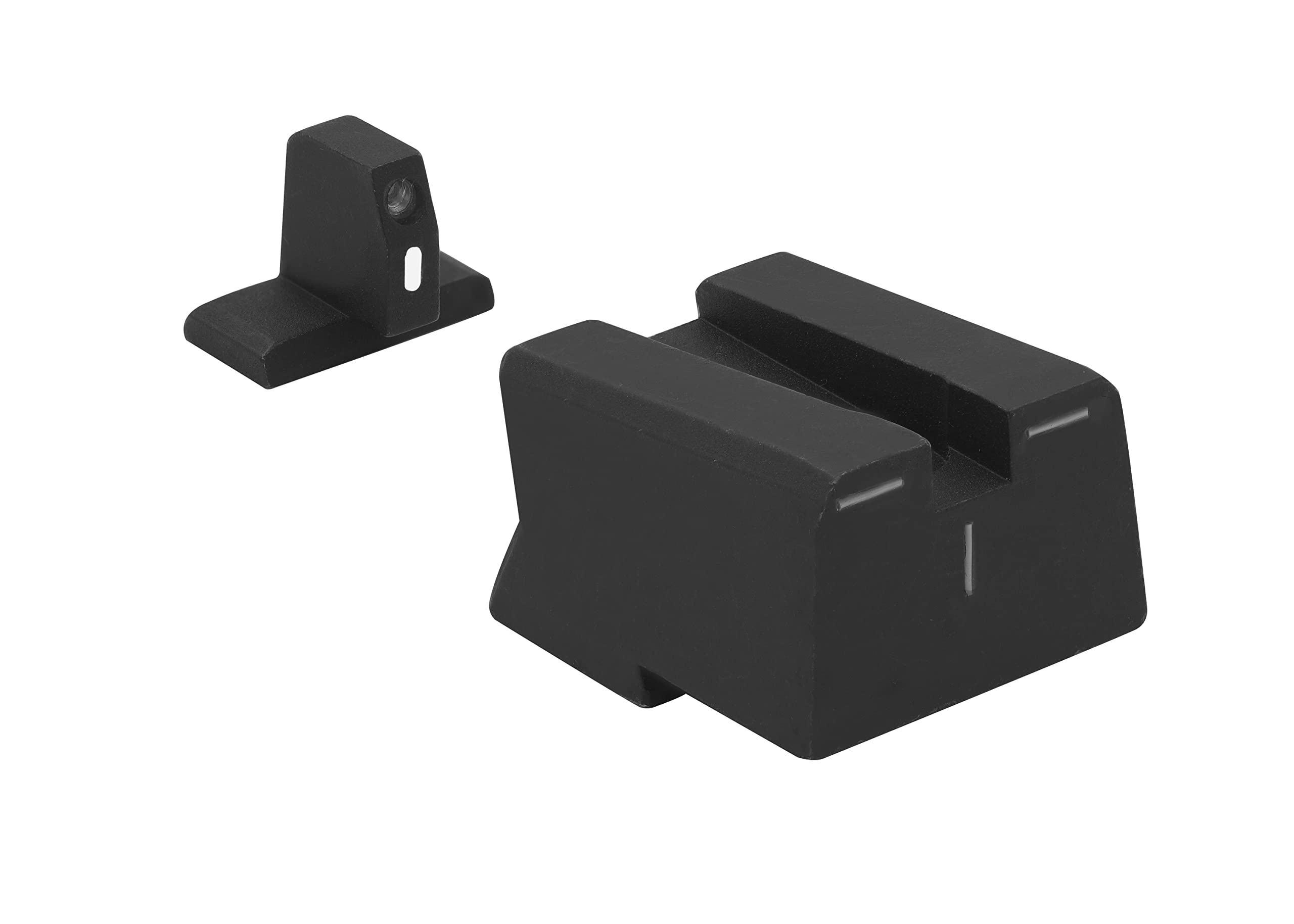 MEPRO Tru-Dot R4E tritium Night Sights with Five Sight Alignment Elements Compatible with Glock Glow on Sight self Illuminated Meprolight Fixed Metal Sight