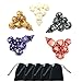 SmartDealsPro Pearl Polyhedral Dice Sets with Drawstring Pouches for Dungeons and Dragons DND RPG MTG Table Games D4 D6 D8 D10 D% D12 D20 (35PCS)