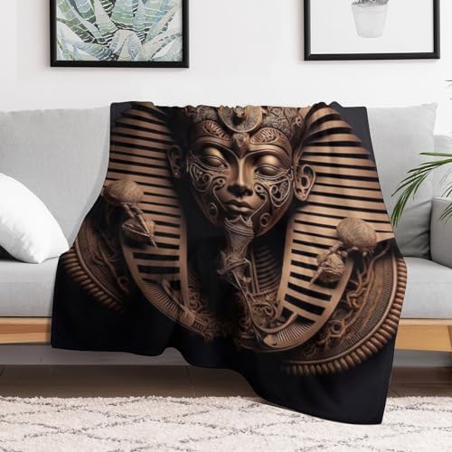 Manta de franela de Faraón Egipcio para sofá y cama 3