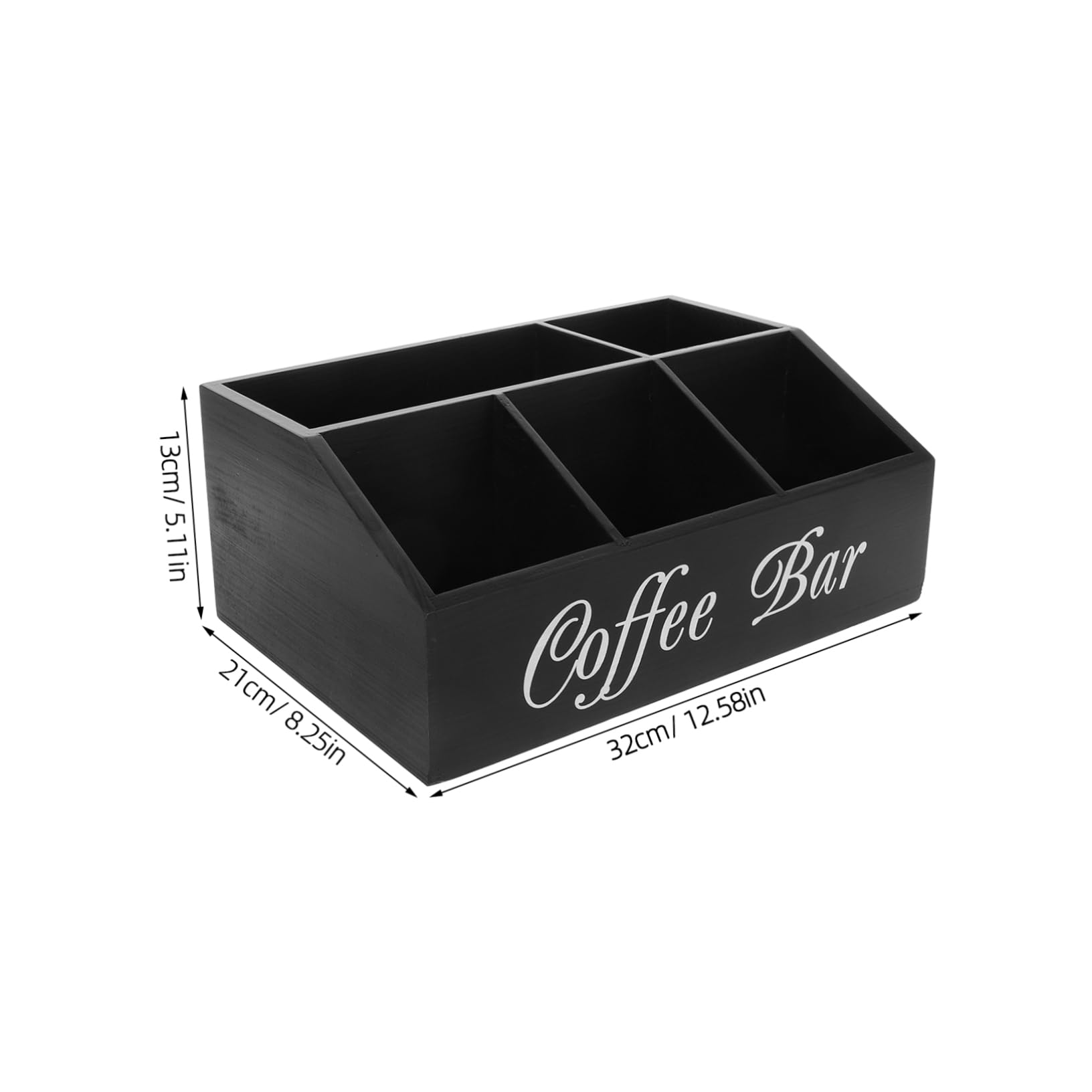 MAGICLULU Stilvoller Für Kaffeestation-zubehör Aus Holz Tee-/kaffee-organizer Für Die Arbeitsplattendekoration
