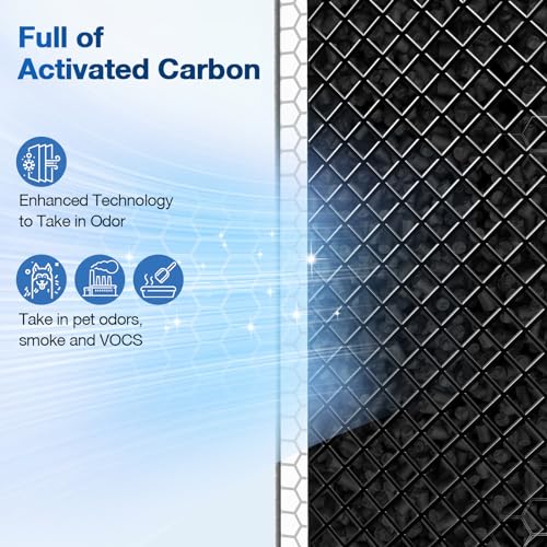 Image of JORAIR MSA3 /MSA3S HEPA Replacement Filter Compatible with Membrane Solutions MSA3 and MSA3S Device, 3-Stage HEPA Filter, 1 Pack