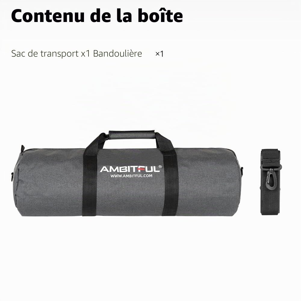 AMBITFUL Widened Version Tripod Carrying Case Bag