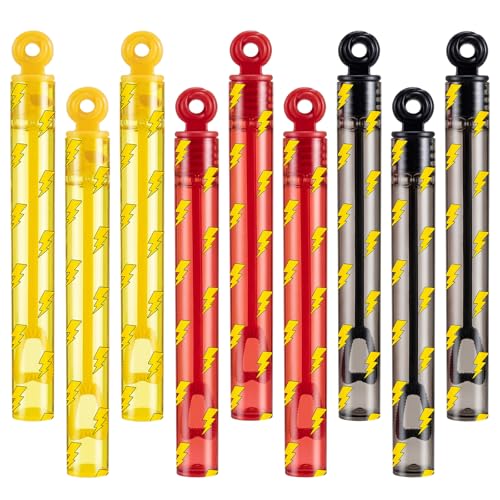 Rotatingpals 32pcs Lighting Yellow Themed Bubble Wand Lighting Party Favors