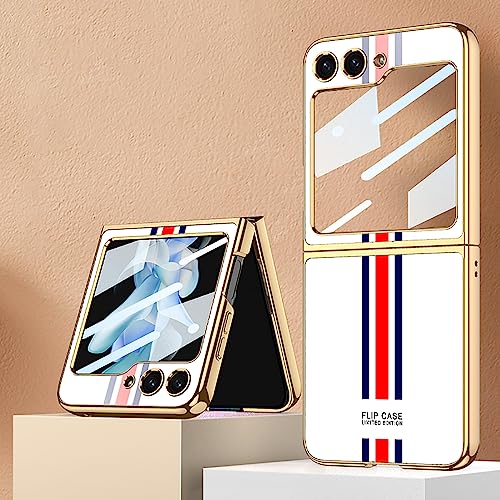 Coque Galaxy Z Flip 5 5G protection premium en verre 9H effet miroir