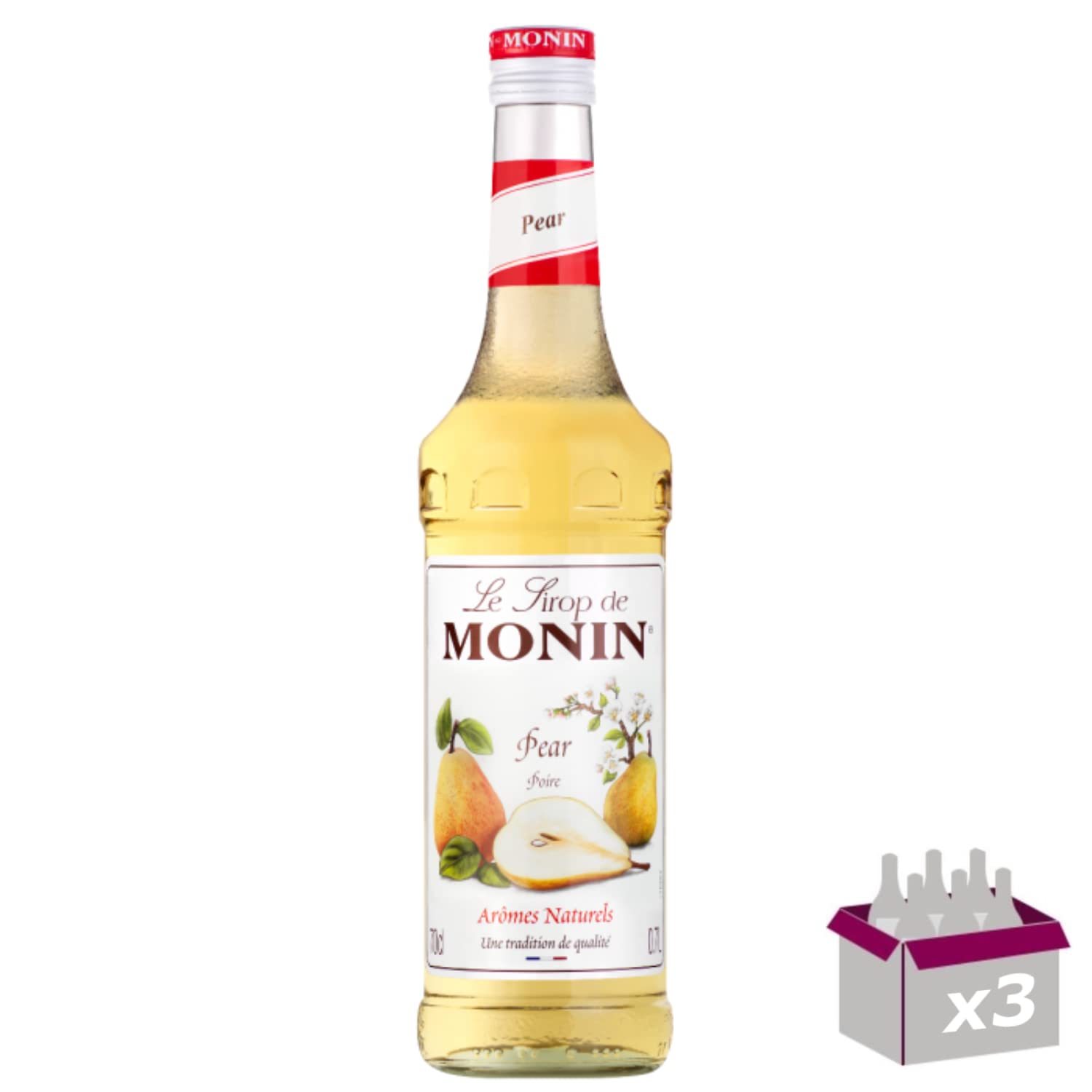 Lot de 3 Sirop - Poire - 70cL