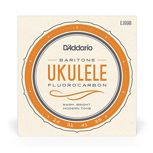Image of D'Addario Baritone Ukulele Strings, Fluorocarbon, EJ99B, 4-String Set, Pack of 1