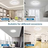 EXTRASTAR 24W LED Ceiling Light, 2500LM Super Bright LED Ceiling Light, 192W Equivalent, Modern 6500K Cool Light Daylight Light for Living Room, Bedroom, Kitchen, Balcony, Office and More, Ø 380mm - Image 2