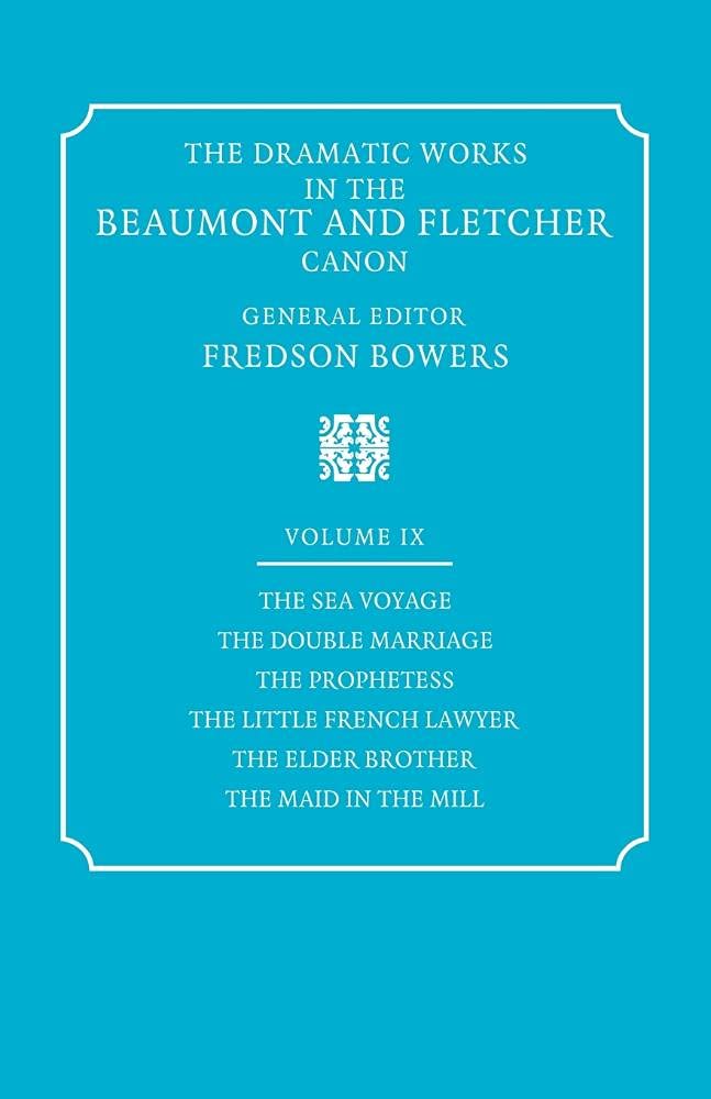 Dramatic Works Beaumont Fletcher v9 (Dramatic W. Bowers<|