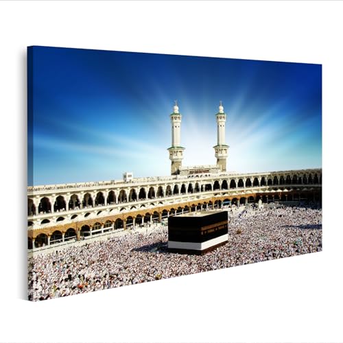 Tableau sur toile musulman art poster mural Kaaba Arabie Saoudite