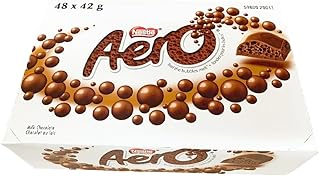 Nestle Aero Chocolate Bars | 48x 42gram bars | Imported from Canada (Dark Chocolate) (Dark Chocolate)